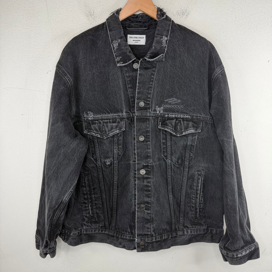 Balenciaga Faded 3B Trucker Jacket