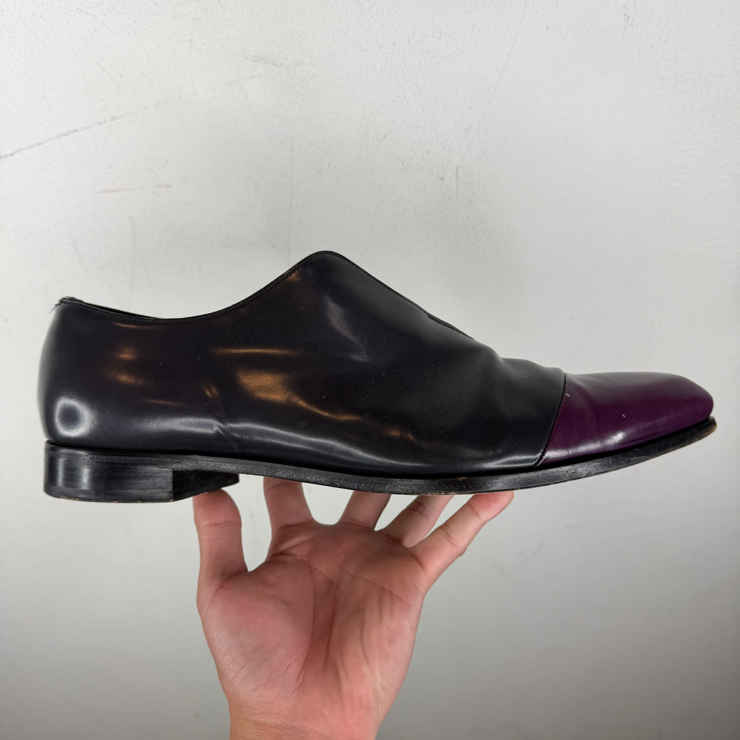 Prada Purple Toe Loafers