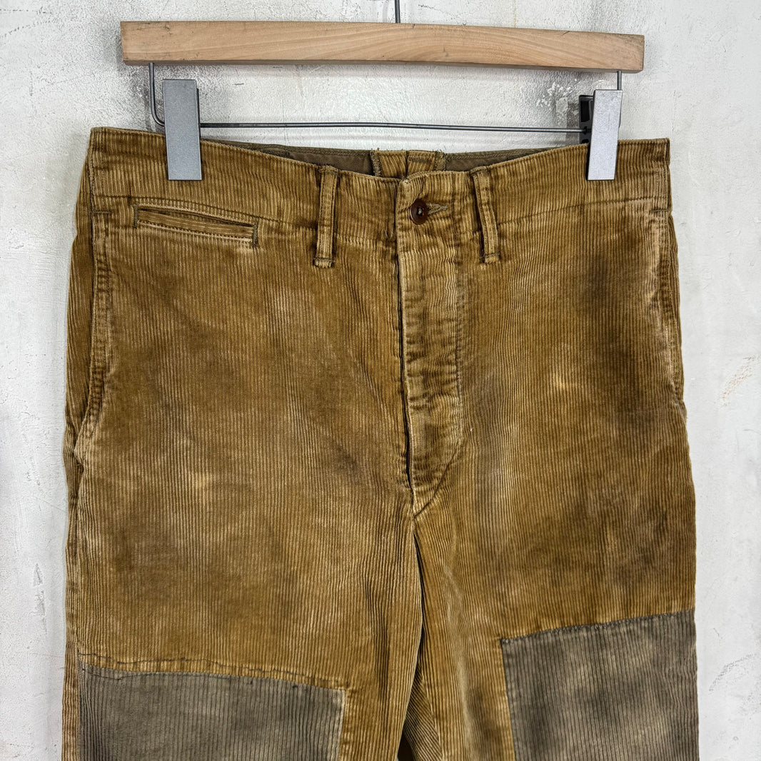 RRL Corduroy 2 Tone Knee Patch Pants