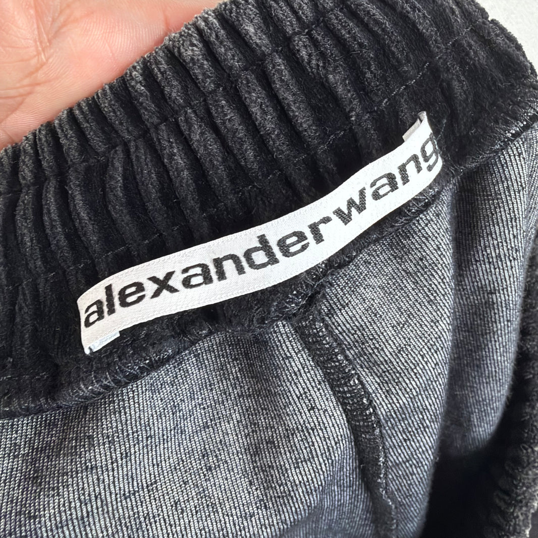 Alexander Wang Velour Dragon Shorts
