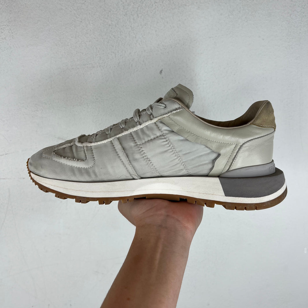 Margiela Gray Evolution Runner Sneakers