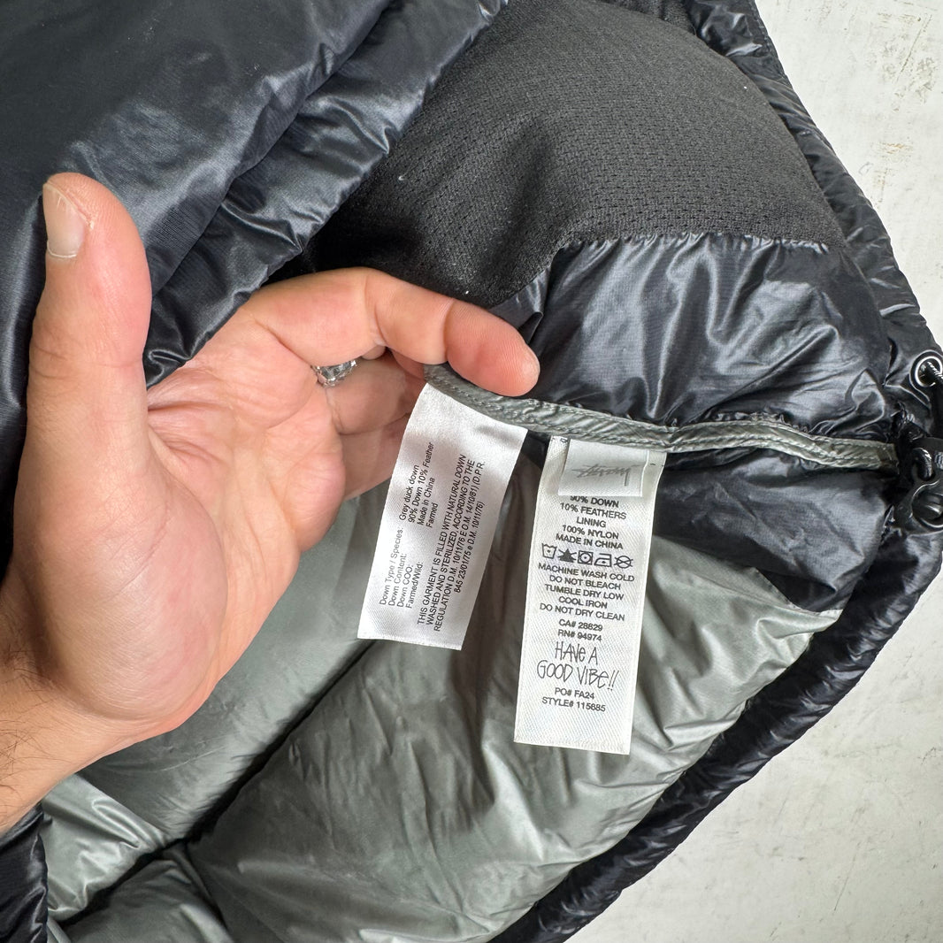 Stussy Black Micro Ripstop Jacket