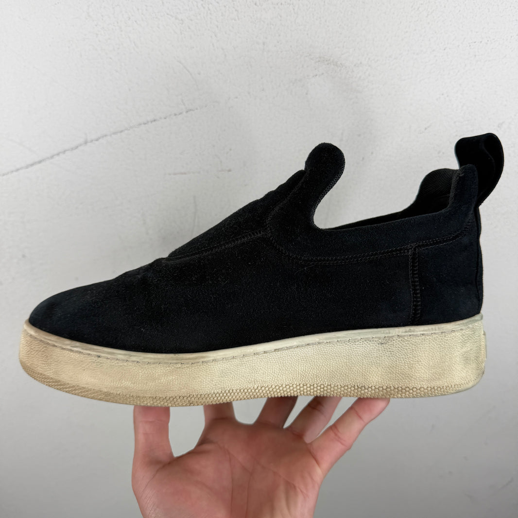 Celine Black Slip On Sneakers