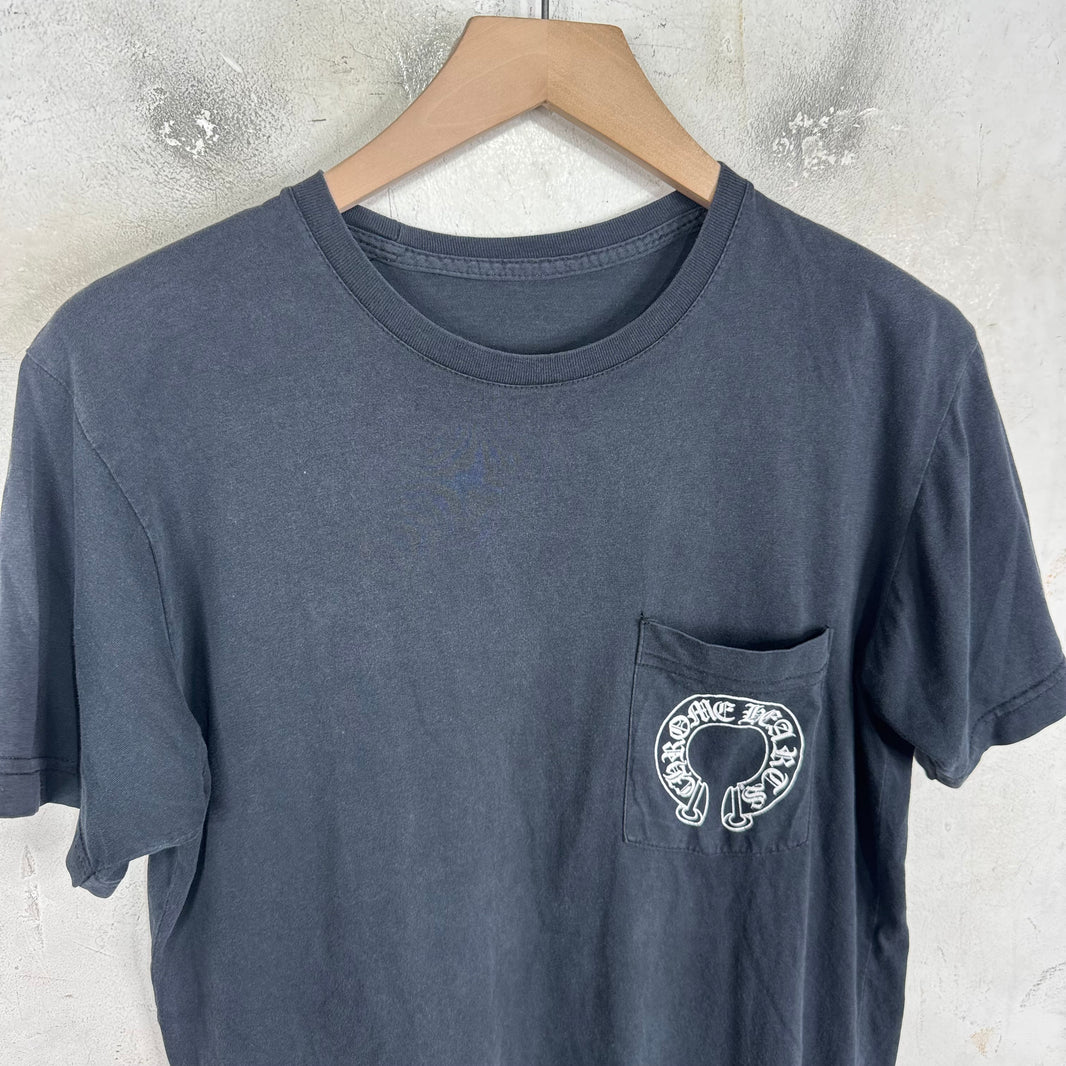 Chrome Hearts Malibu Faded Horseshoe Cross T-Shirt
