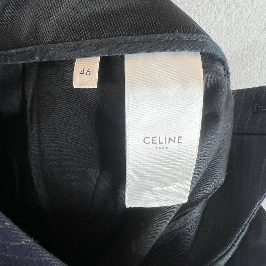 Celine Striped Navy Suit Set
