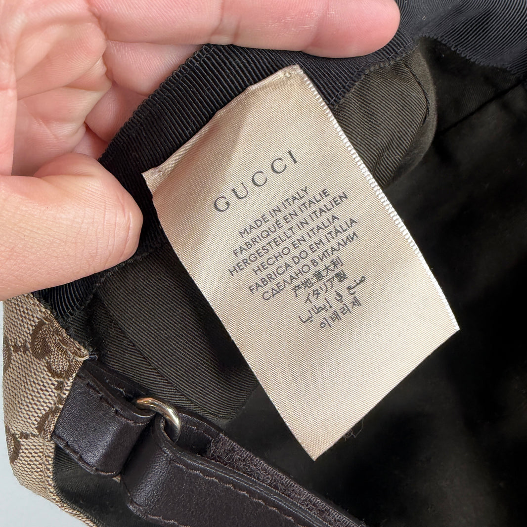 Gucci Beige Monogram Hat