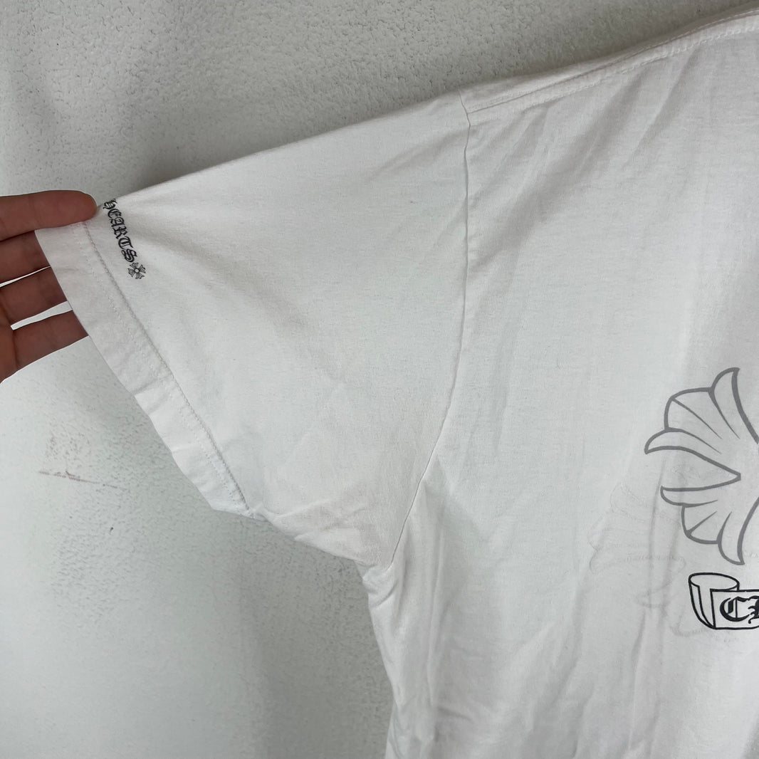 Chrome Hearts White Cross Pocket T-Shirt