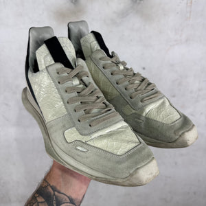 Rick Owens Crinkled Leather Runners