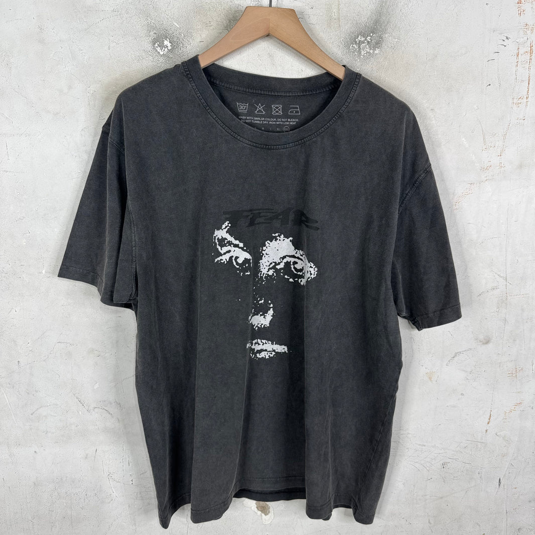 MFpen Charcoal Fear Graphic T-Shirt