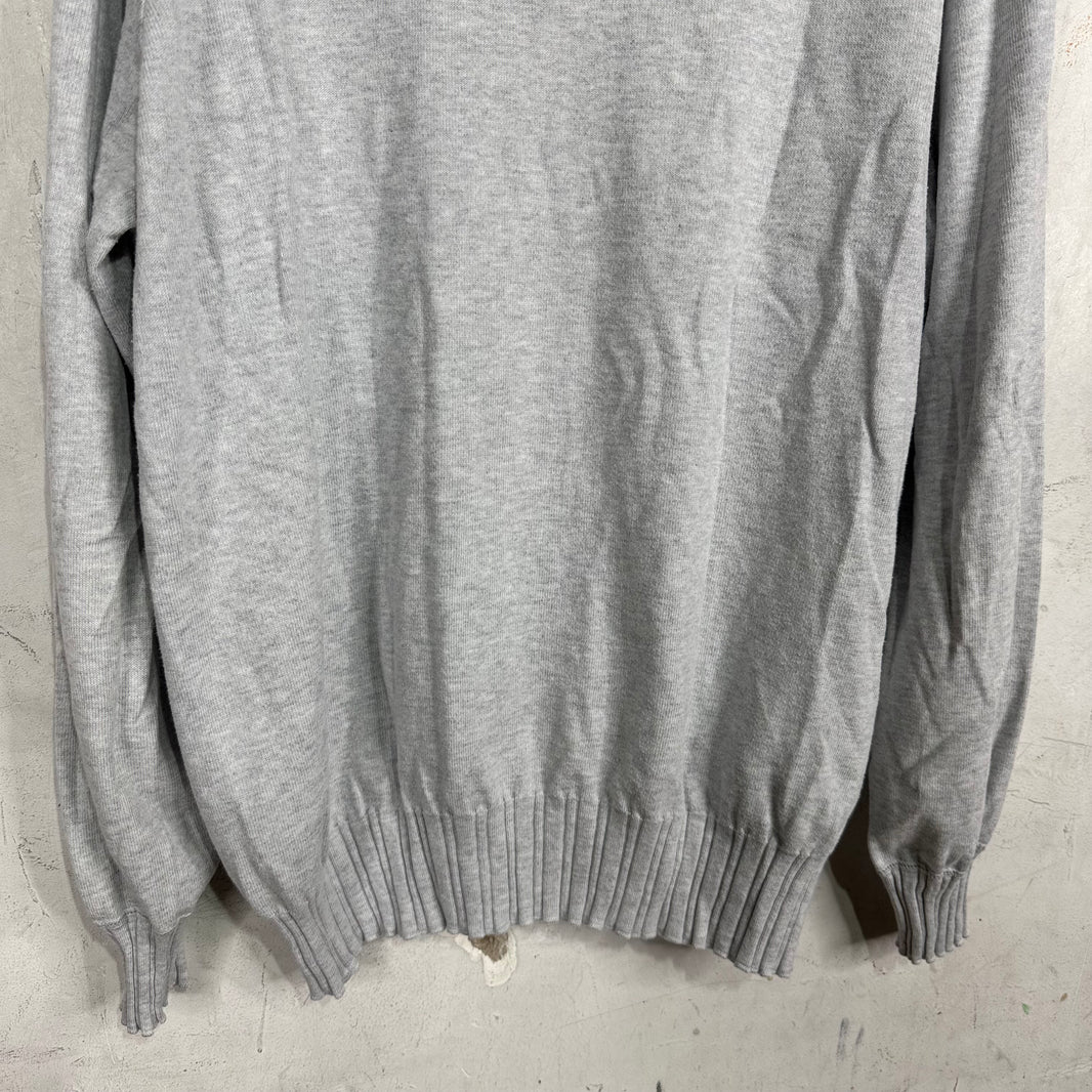 Loro Piana Ribbed Half Buttoned Light Sweater