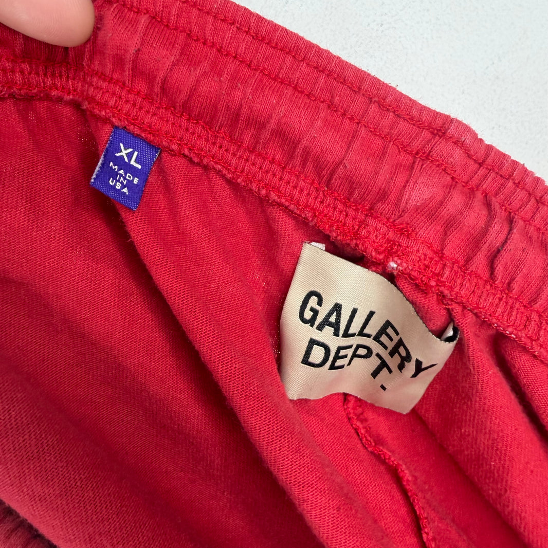 Gallery Dept Red Painted Shorts