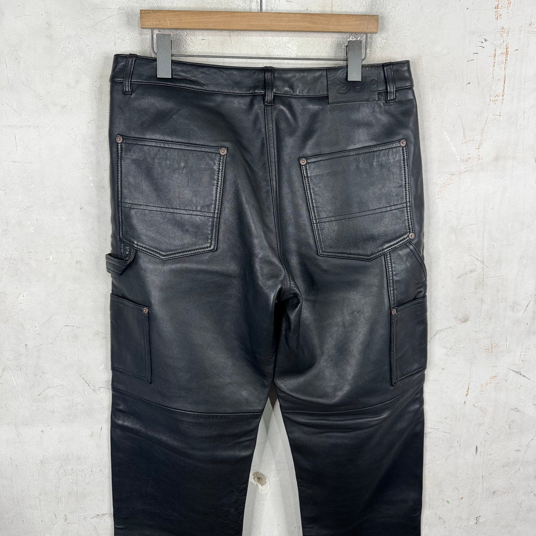 Supreme Leather Loose Double Knee Carpenters