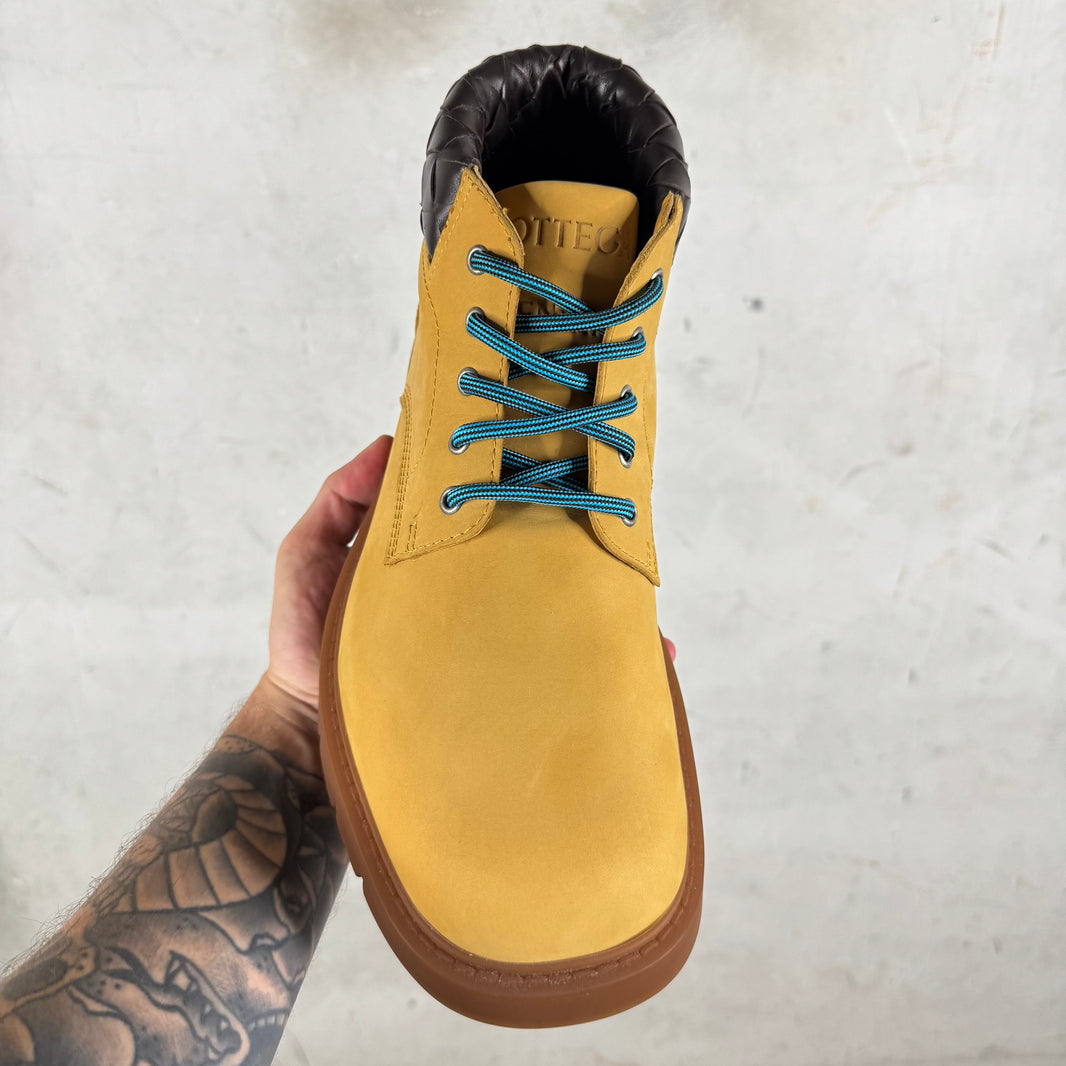 Bottega Veneta Tan Haddock Mid Boots