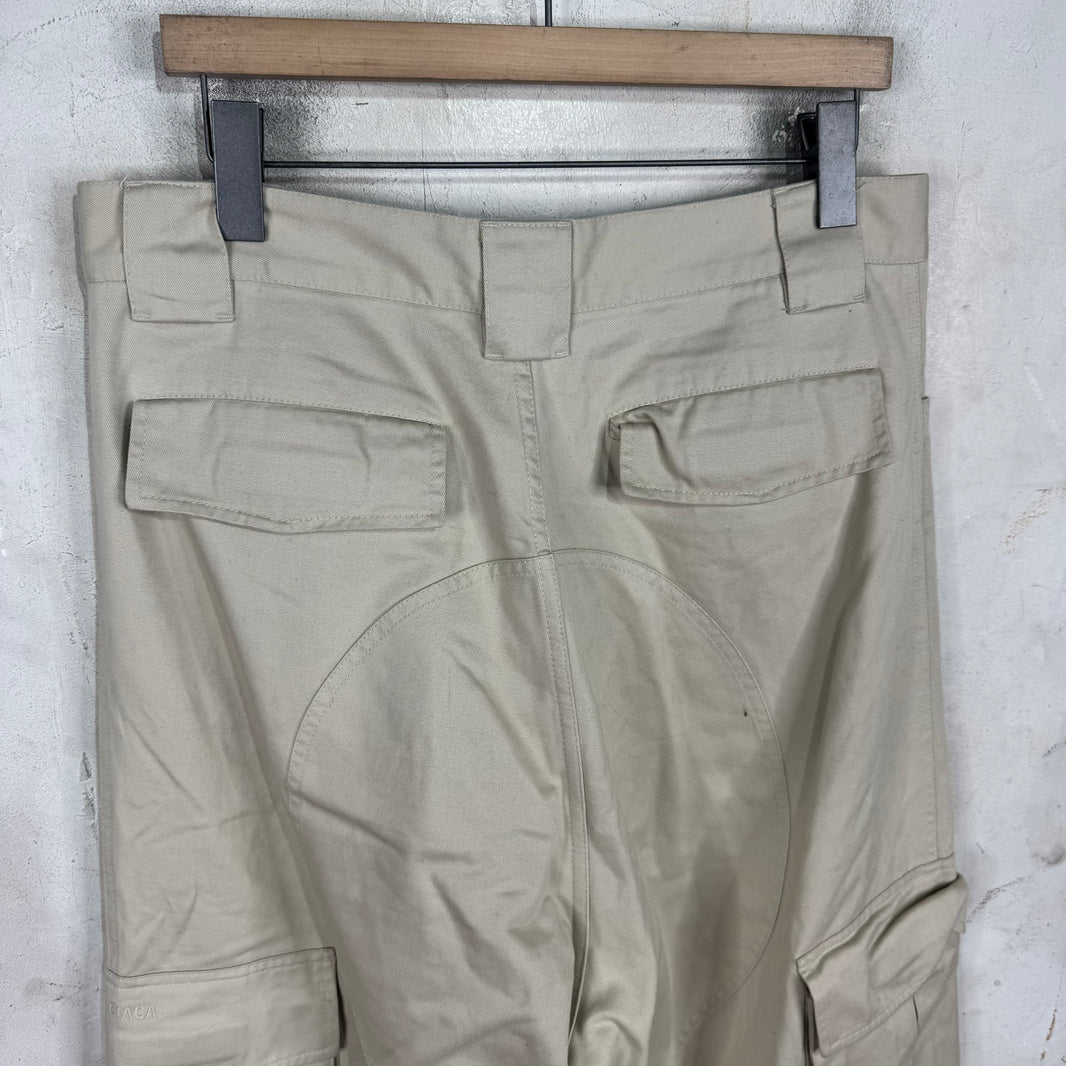 Balenciaga Multi-pocket Tan Cargo Pants
