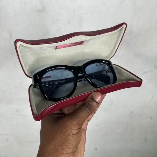 JMM Jennie Black Blue Tint Sunglasses