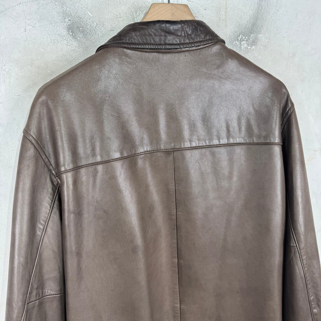 Ralph Lauren Leather Brown Jacket