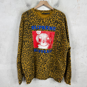 Supreme x Hysteric Glamour Cheetah Crewneck