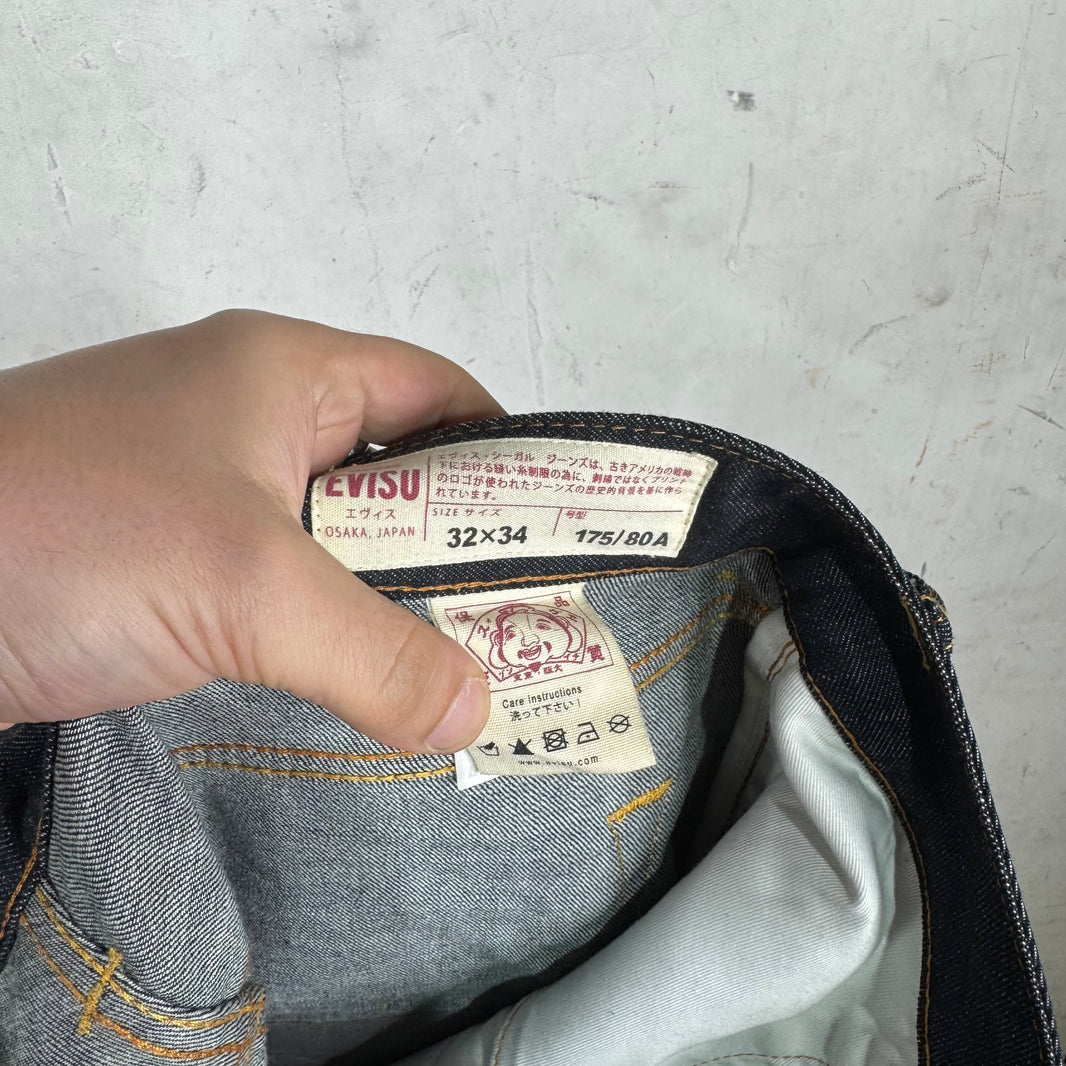 Evisu Bird Embroidered Jeans