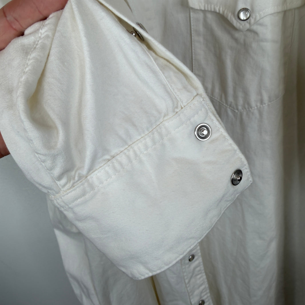 Celine Western Pearl Button Shirt