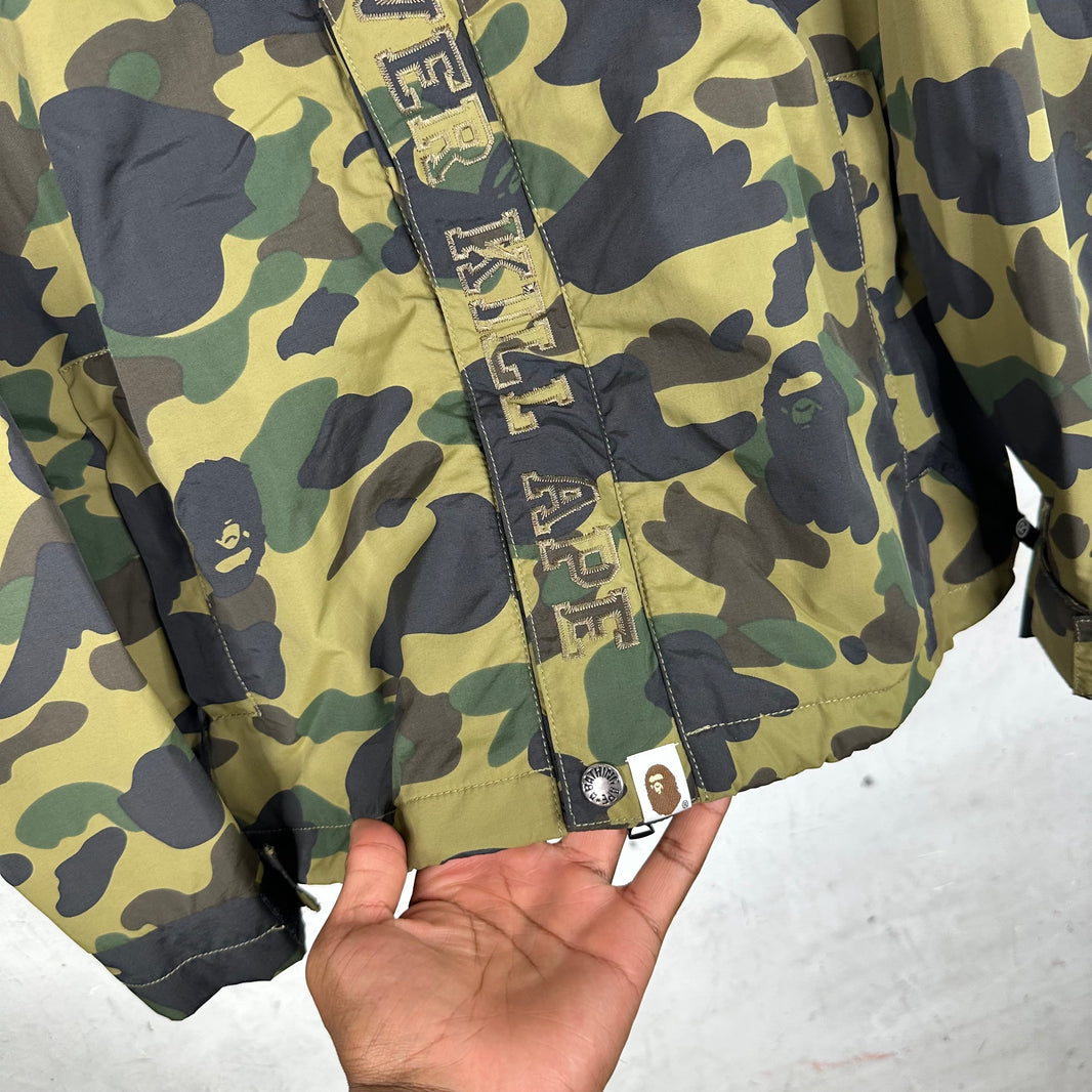 A Bathing Ape Dark Camouflage Hooded Windbreaker