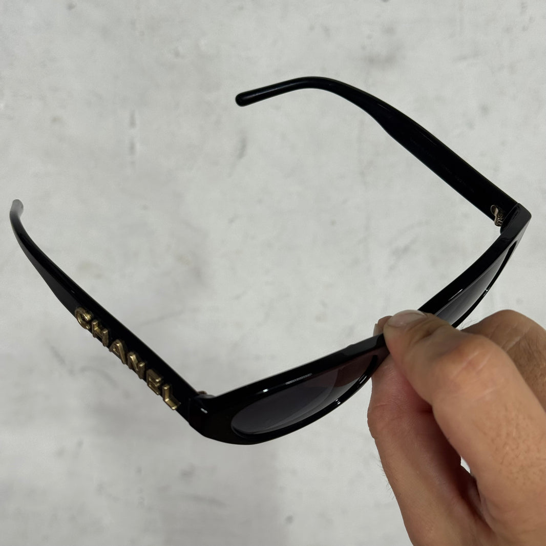 Chanel 71280A Cat-Eye Logo Sunglasses