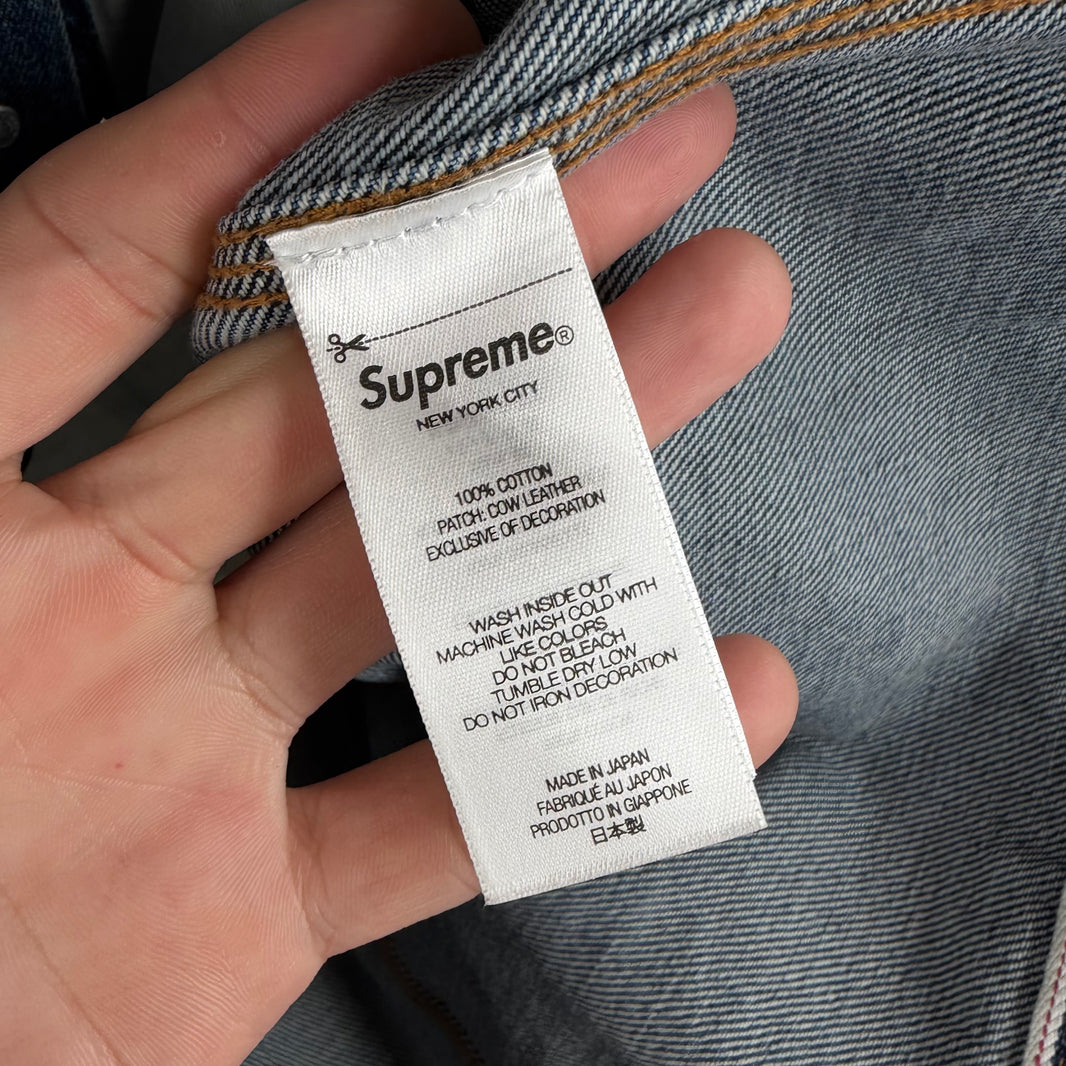 Supreme Selvedge Denim Trucker Jacket
