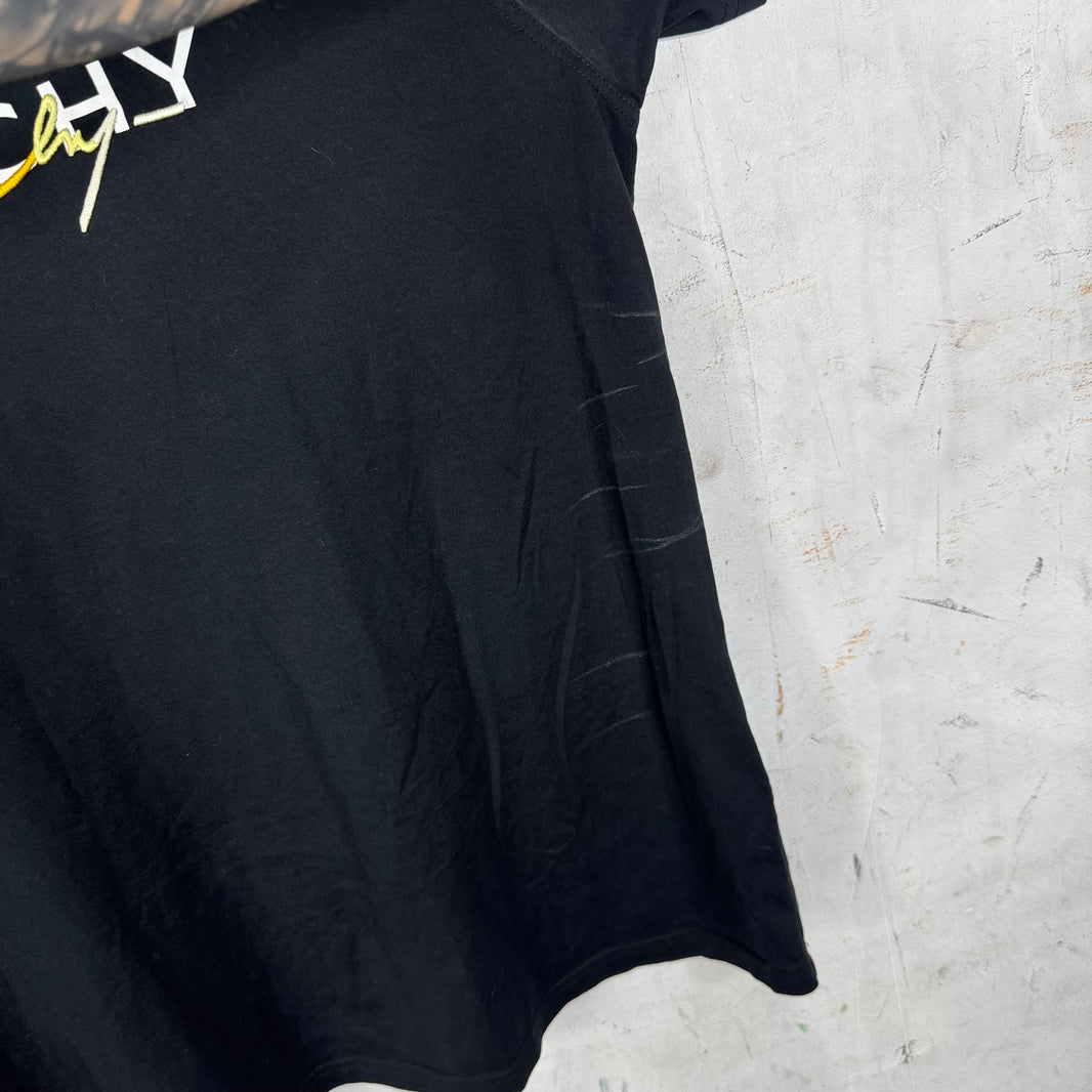 Givenchy Embroidered Rainbow Logo T-Shirt