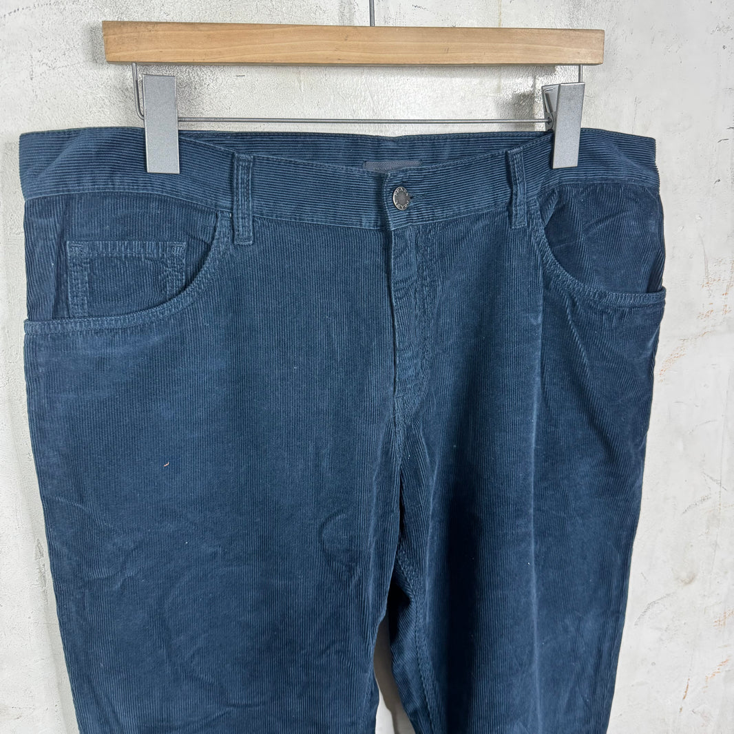 Prada Navy Corduroy Pants