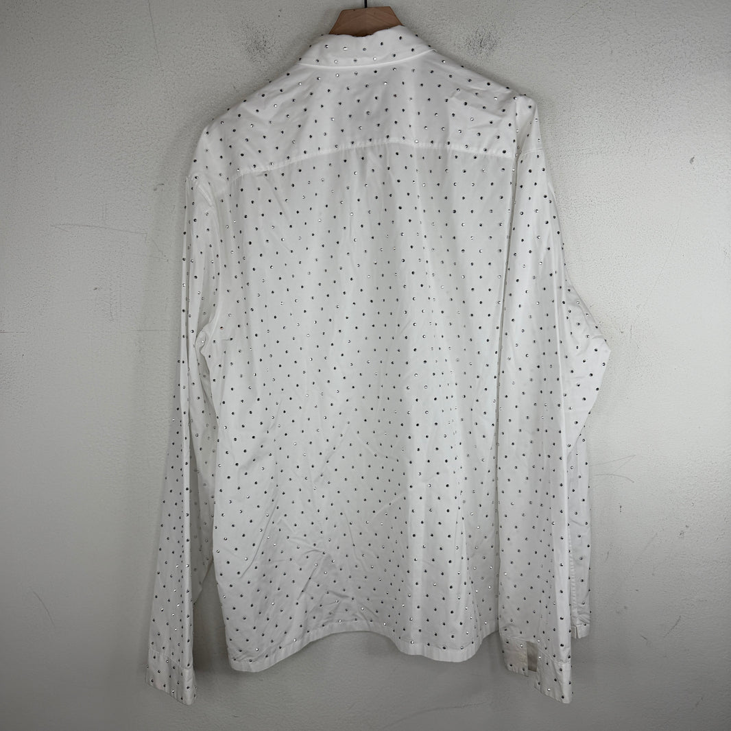 Prada Crystal Button Up LS Shirt