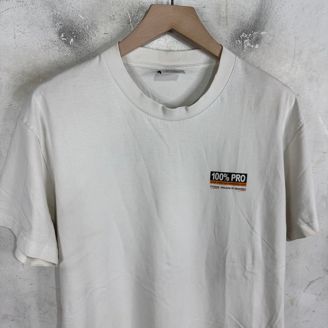 Vetements 100% Pro Collaborations T-Shirt