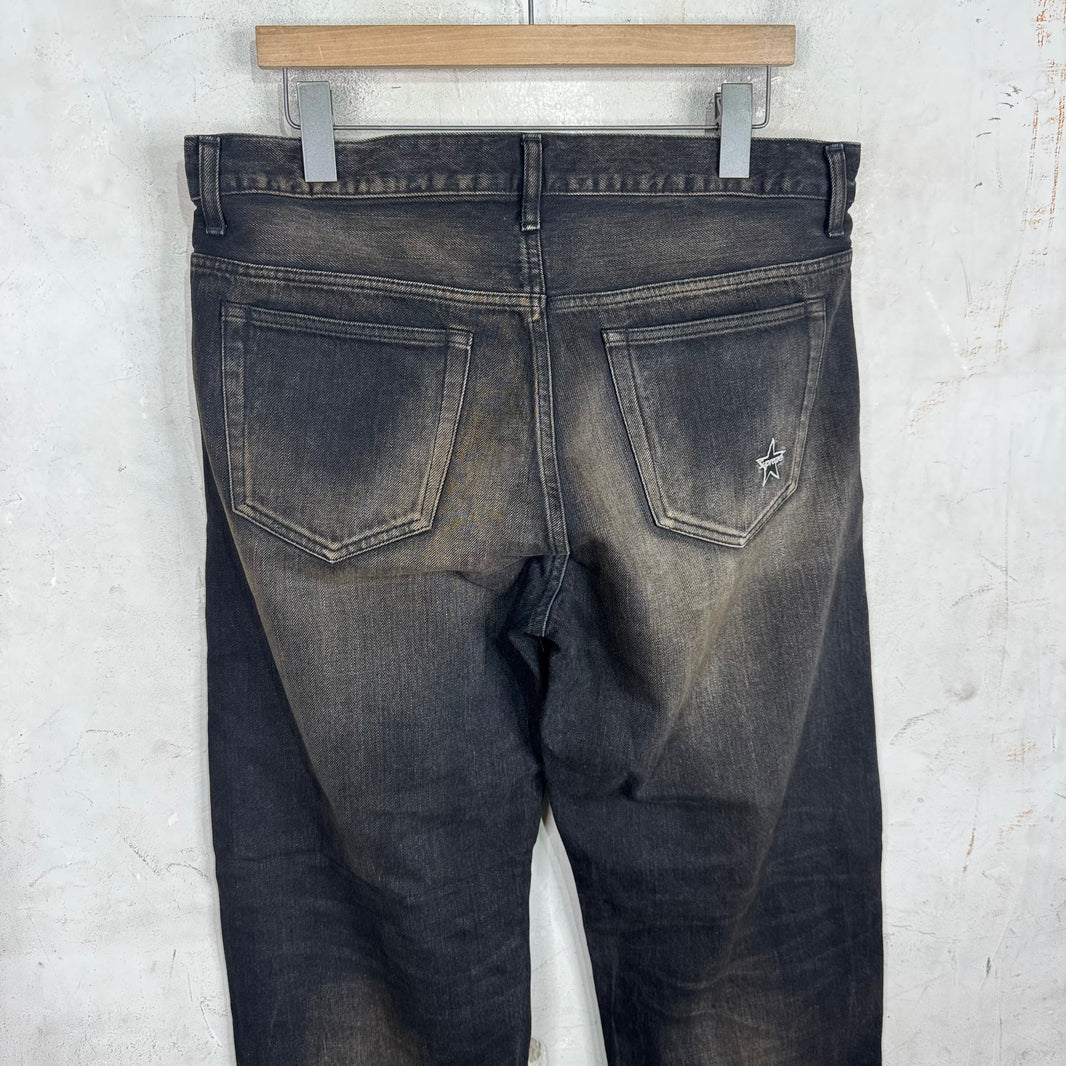 Supreme Black Baggy Selvedge Jeans