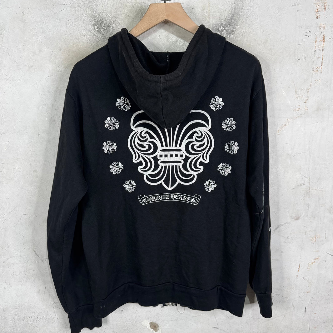 Chrome Hearts Fleur Zip Hoodie