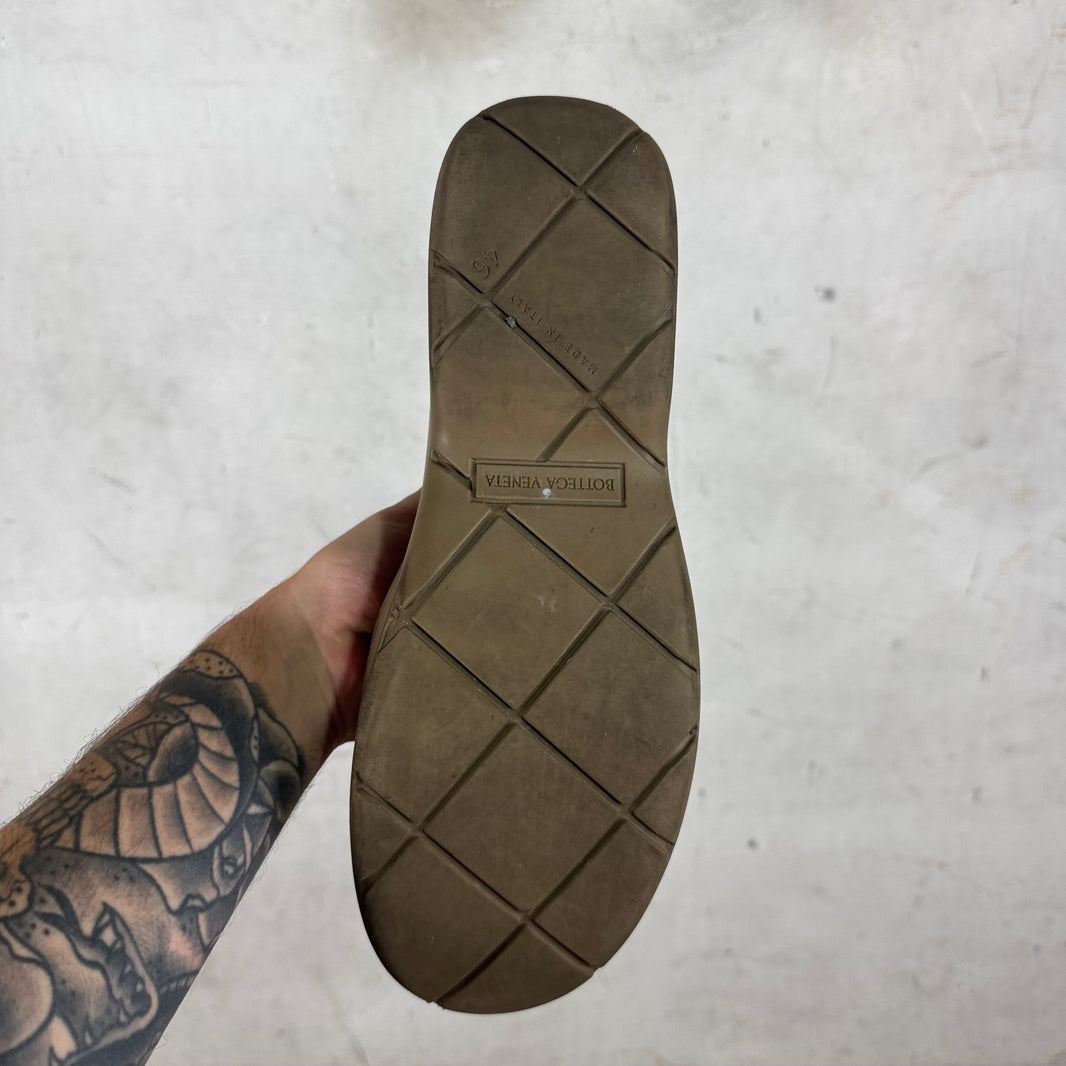 Bottega Veneta Brown Rubber Puddle Boots