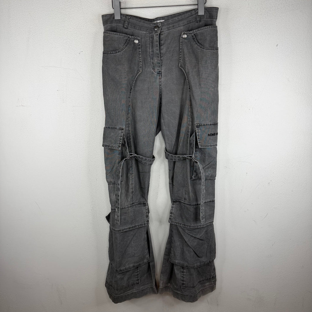 Acne Studios Gray Bondage Cargo Pants