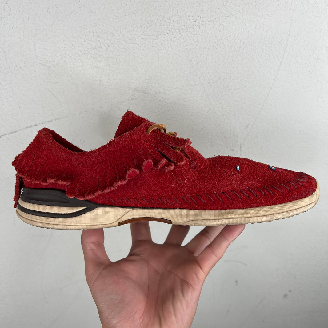 Visvim Red Maliseet Shaman Folk Sneakers