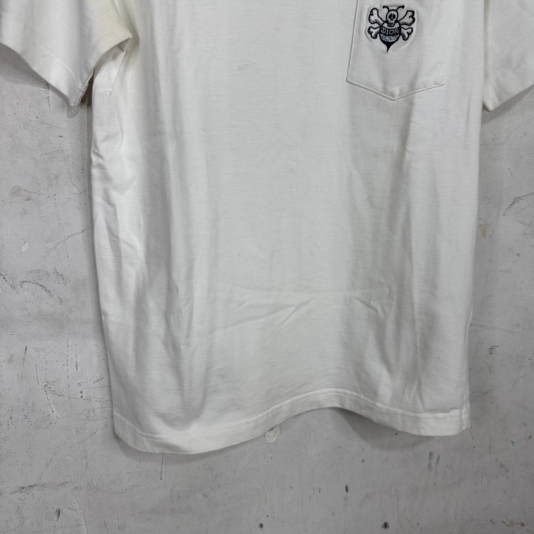 Dior Stussy Bee White T-Shirt