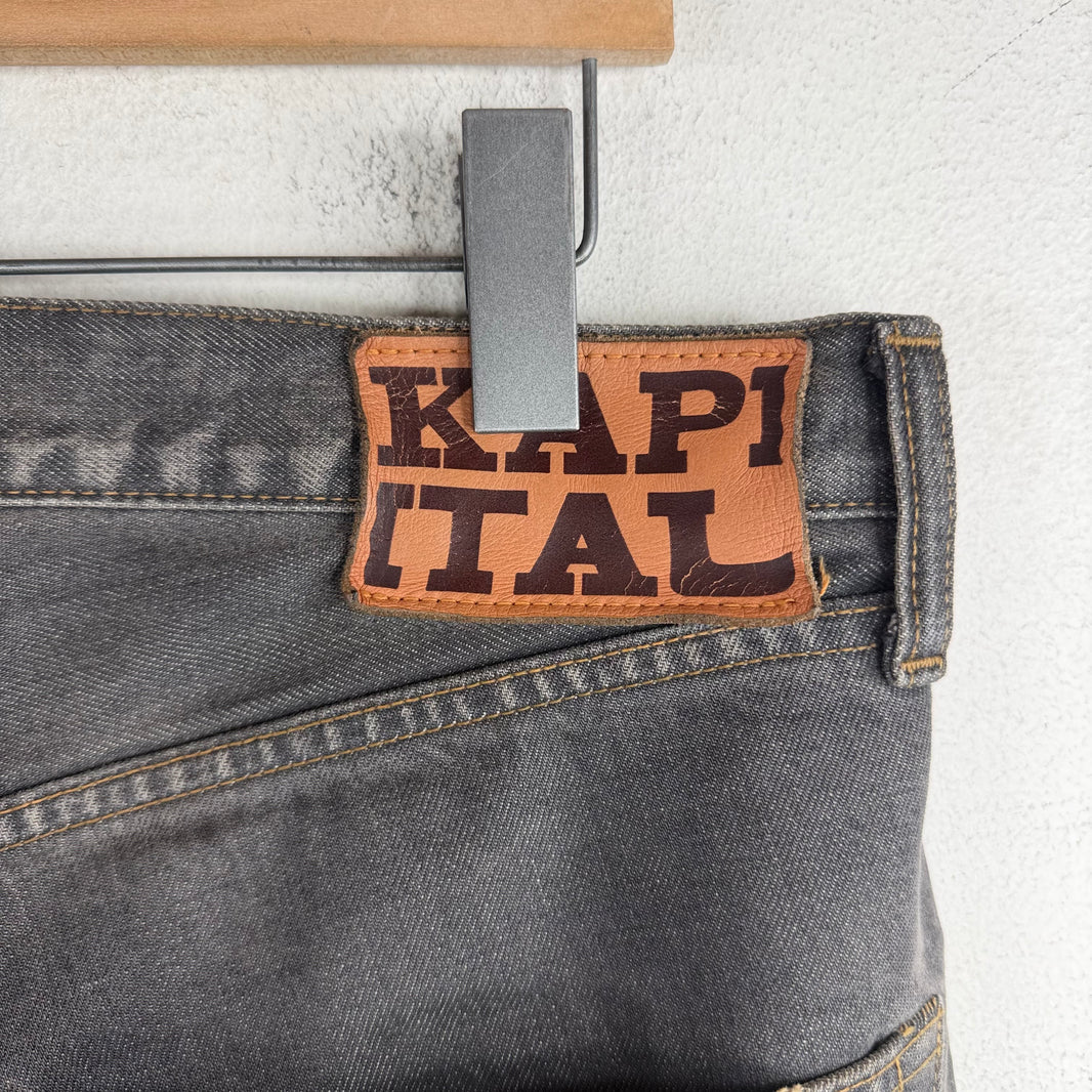 Kapital Black Bone Shorts