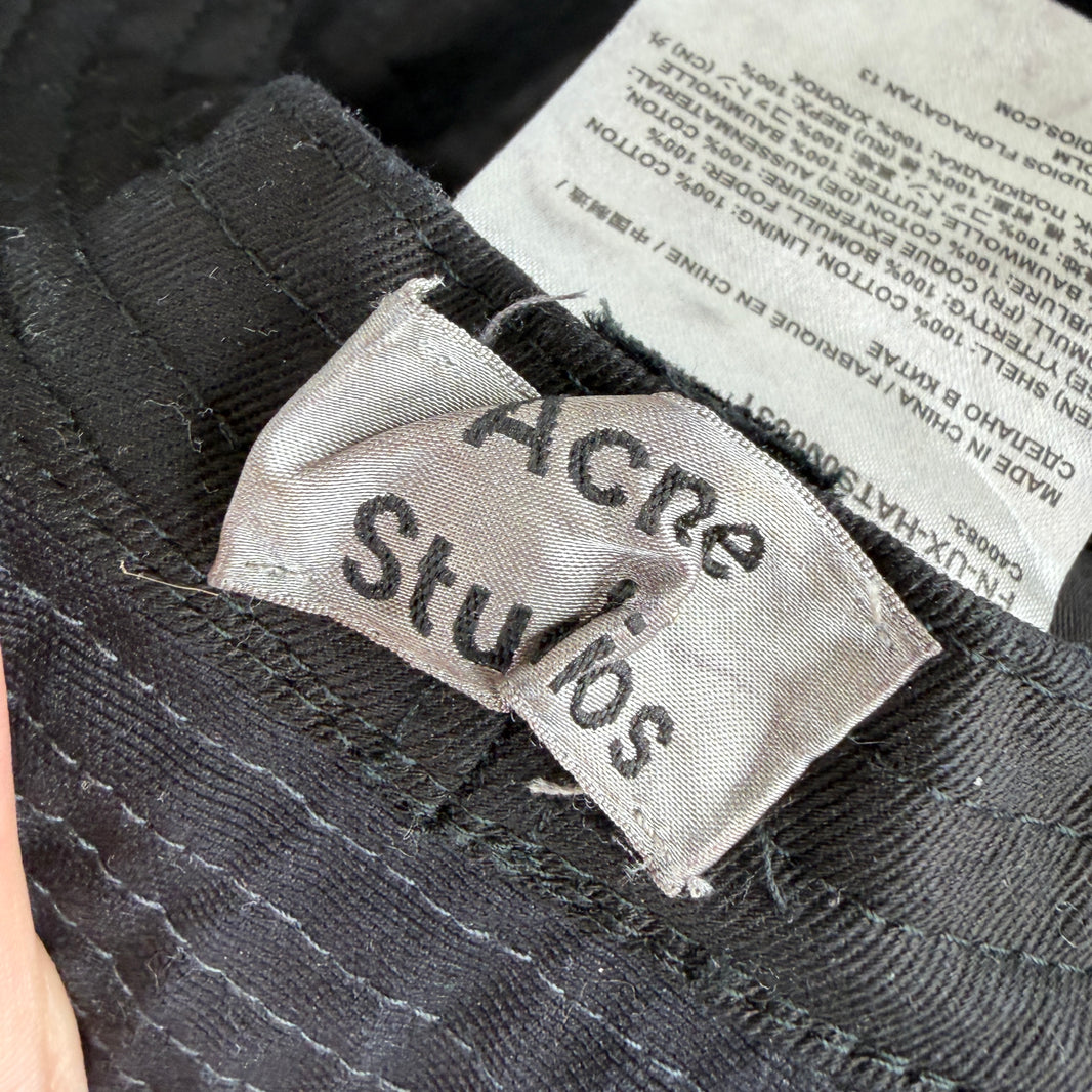 Acne Studios Navy Bucket Hat