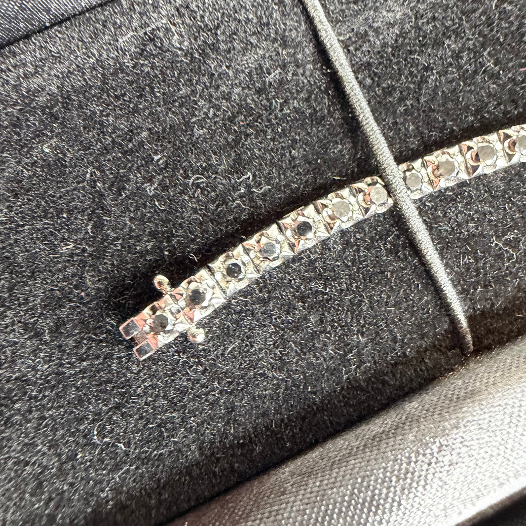 XIVKarats 18K Black Diamond Tennis Bracelet