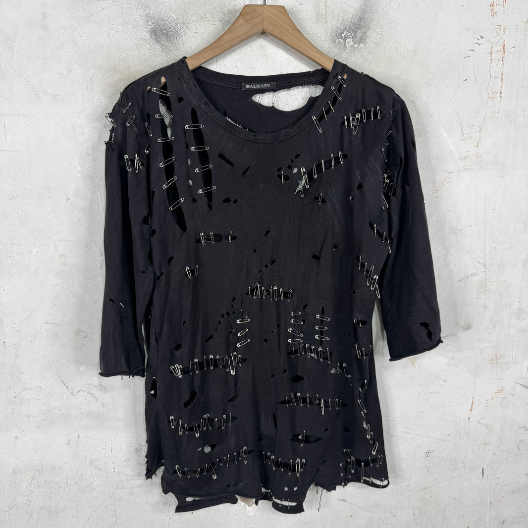 Balmain Safety Pin T-Shirt