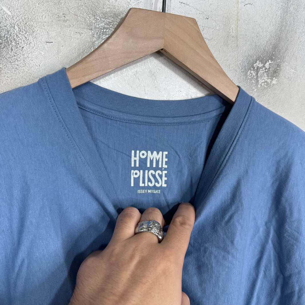 Issey Miyake Homme Plisse Blue S/S T-Shirt
