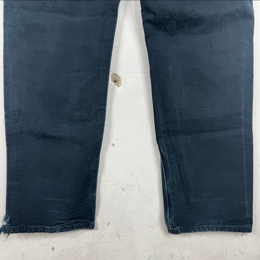 Carhartt Faded Black Smoked Double Knees