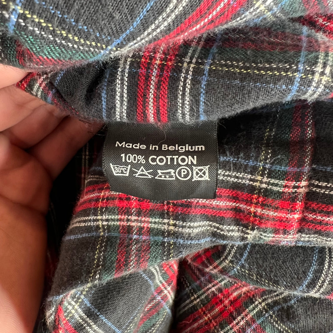 Raf Simons '02 Riot Riot Riot Sleeveless Flannel