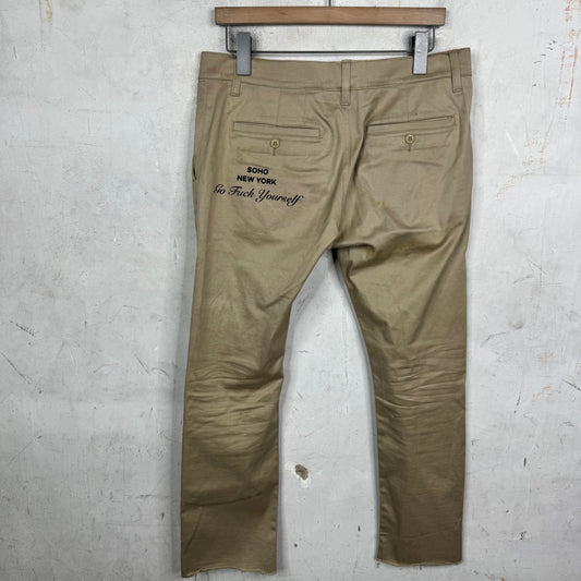 4G Saint Laurent GFY Khaki Chinos