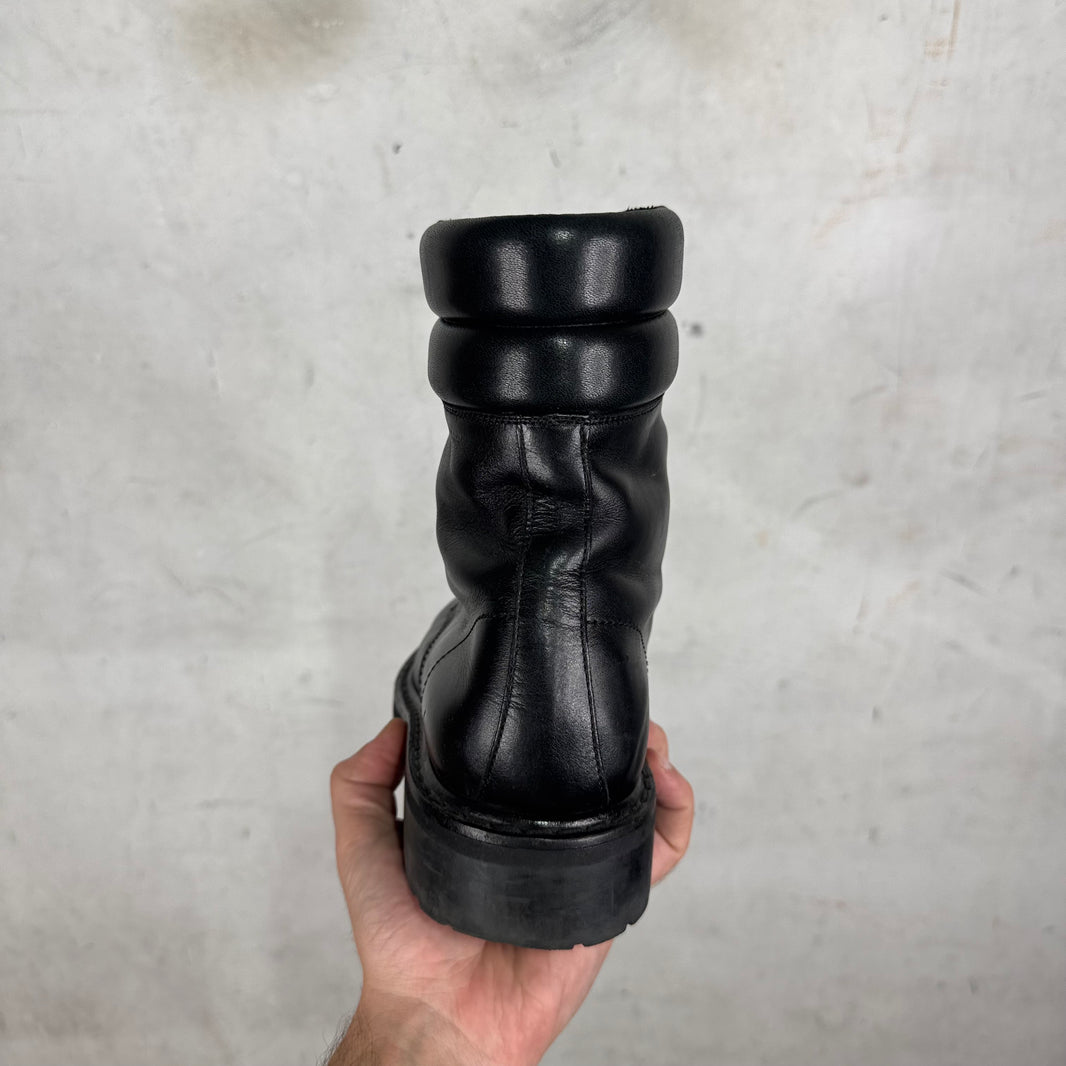 Saint Laurent Black Army Boots