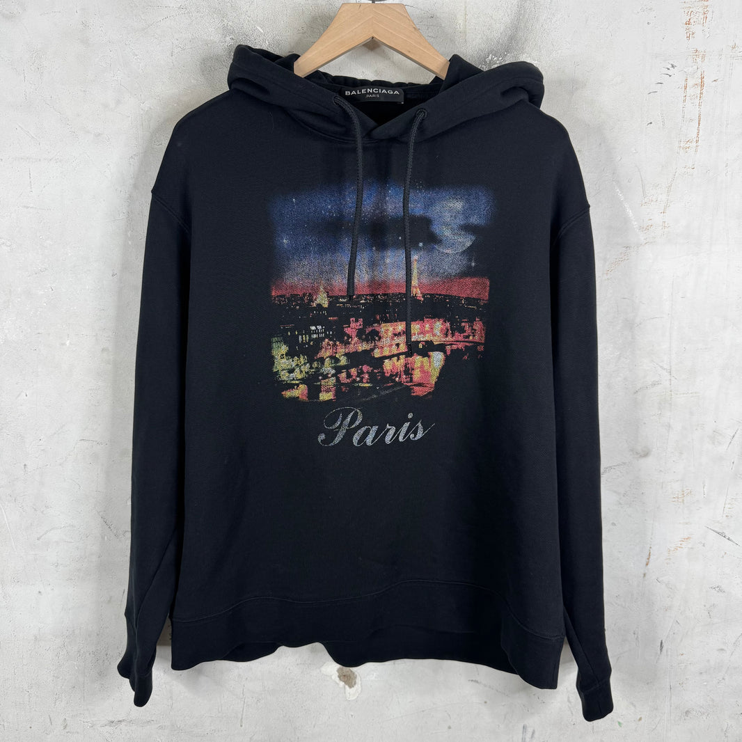 Balenciaga 2017 Paris Graphic Hoodie