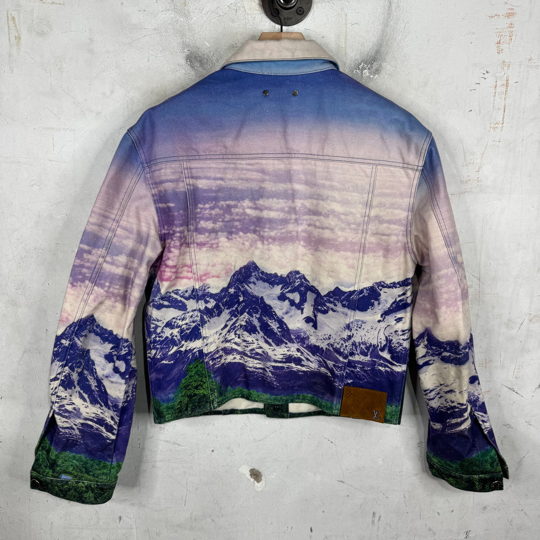 Louis Vuitton Landscape Gradient Denim Jacket