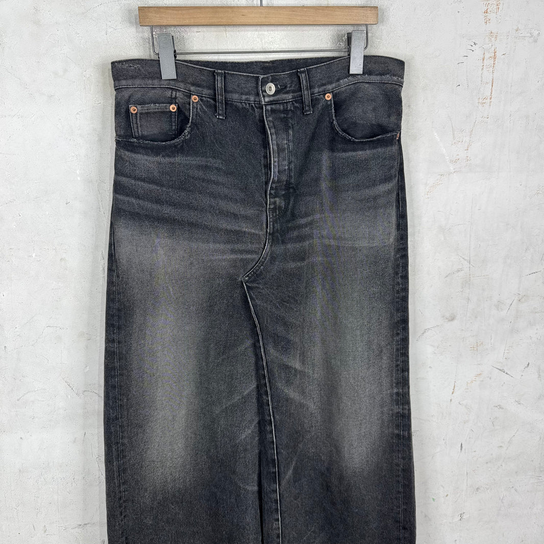 Doublet Skirt Flared Jeans