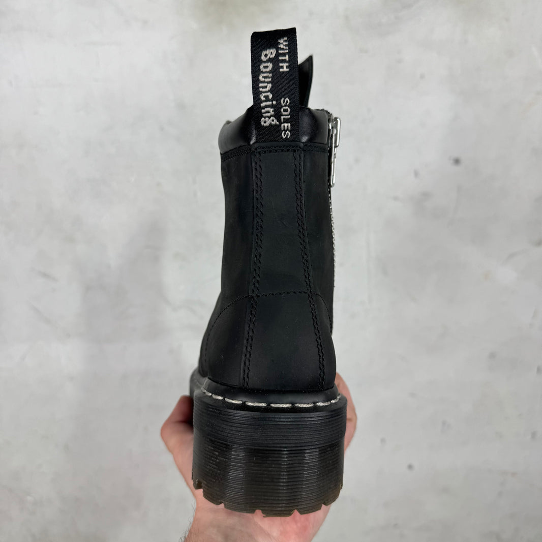 Rick Owens x Doc Marten Steel Toe Quad Boots