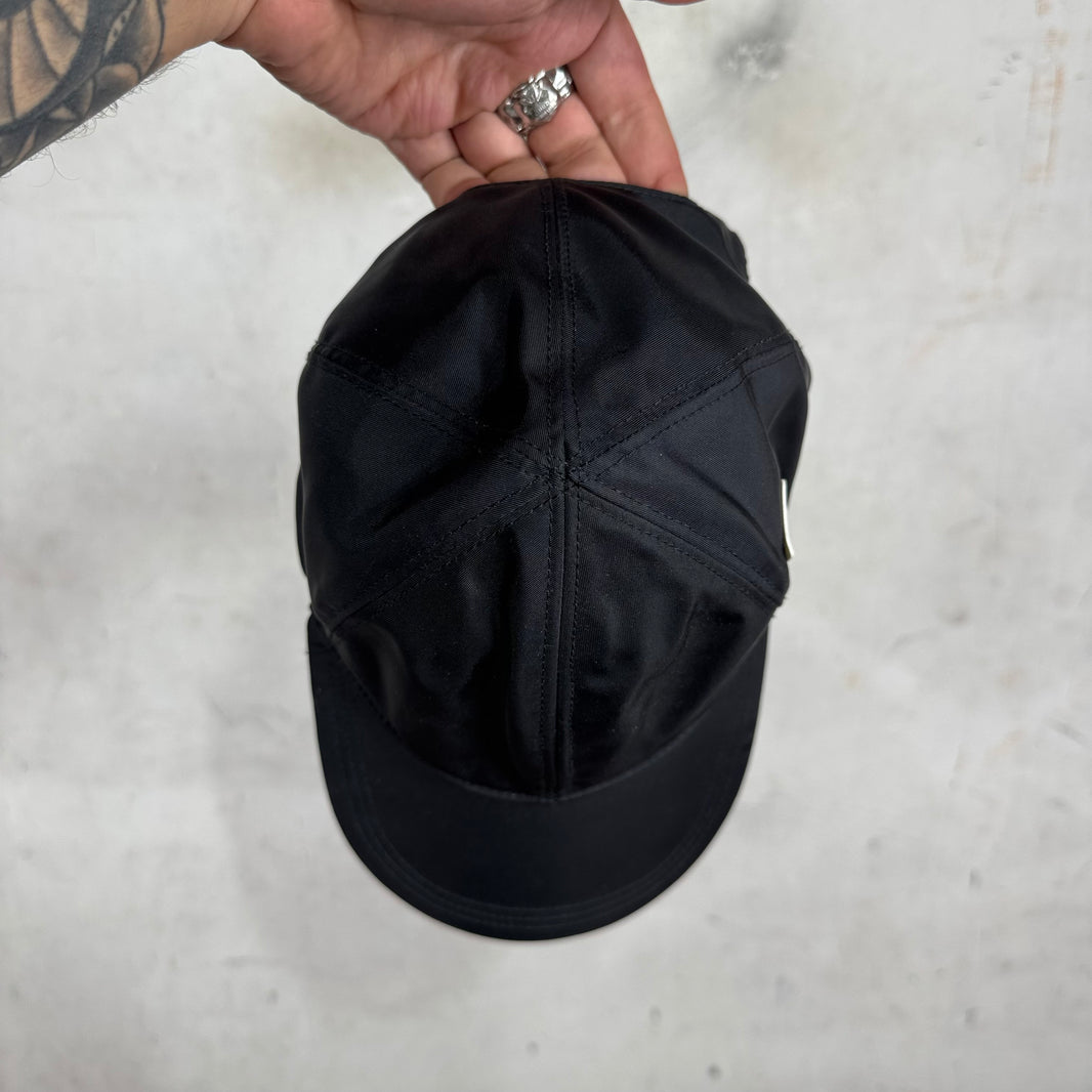 Prada Nylon Rubber Patch Hat